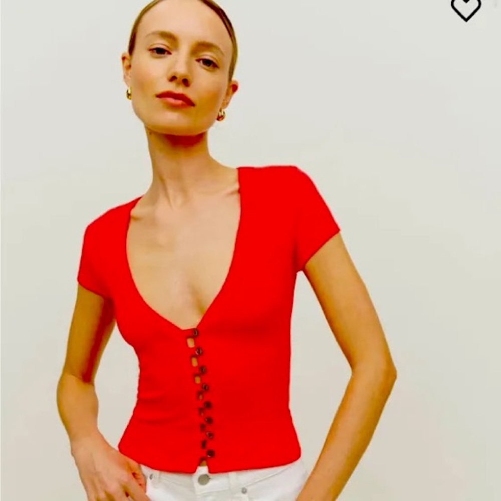 Reformation Nella Knit Top